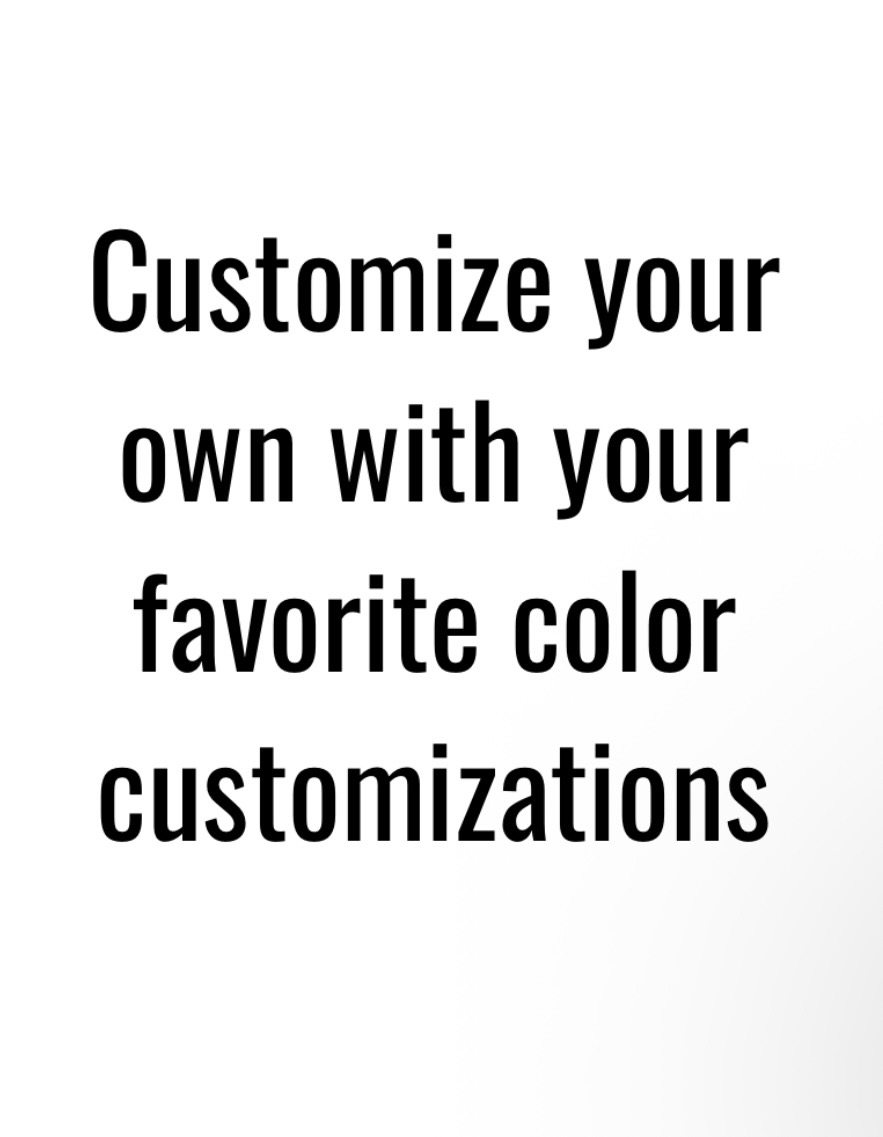 Customize your own flower pot with your favorite colors