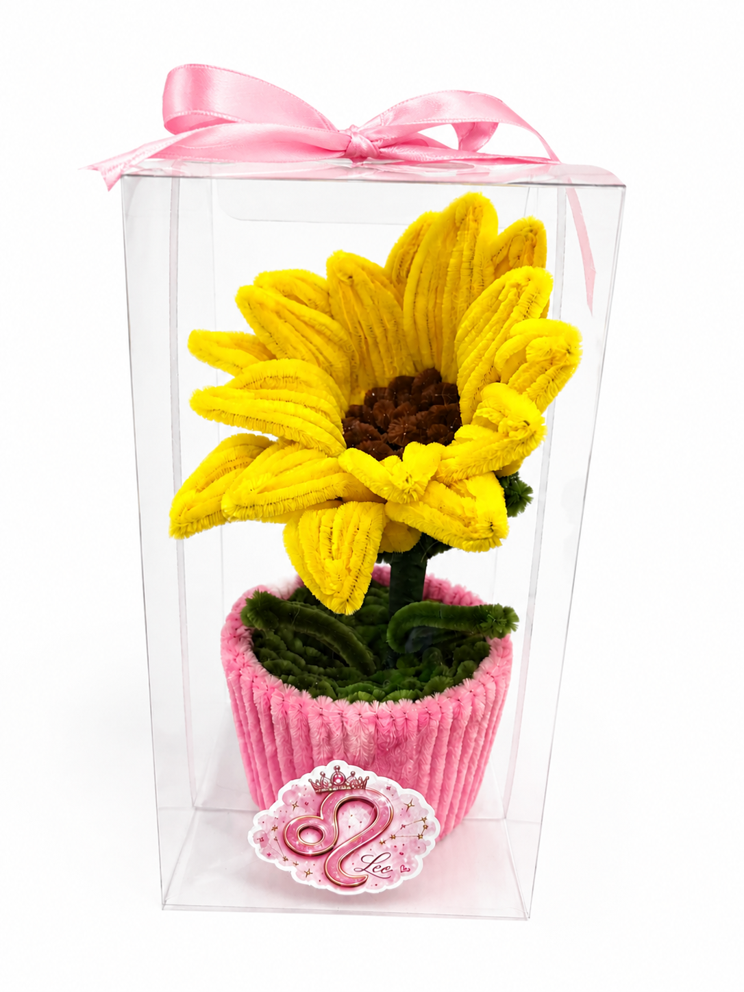 Handmade pipe cleaner flower arrangement