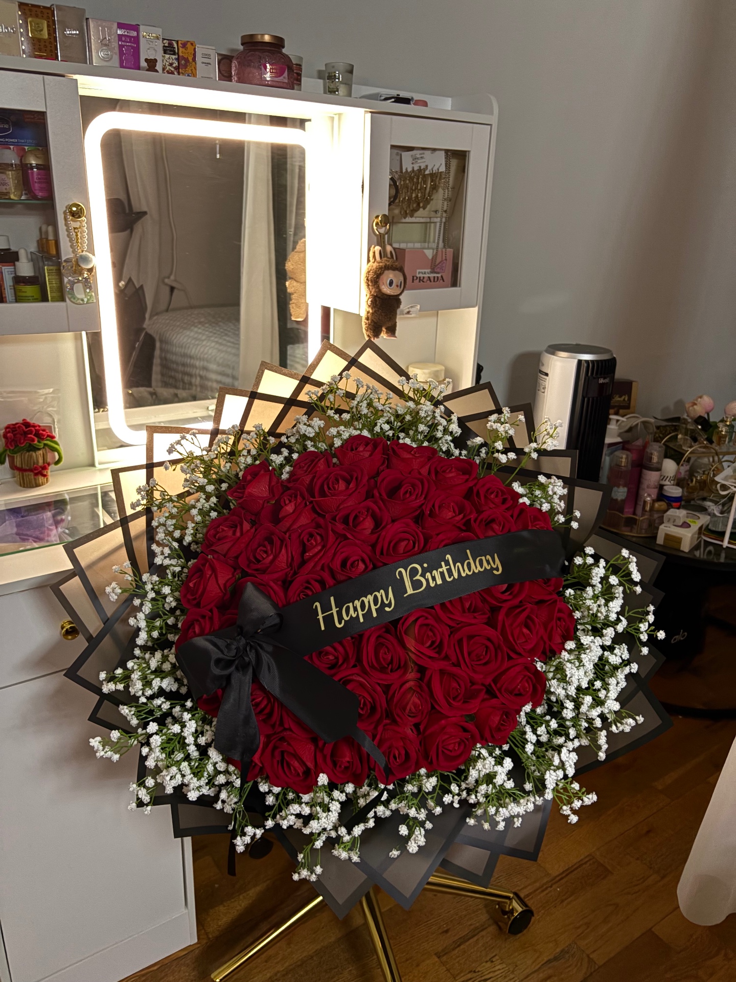 50 count red rose 'Happy Birthday' Bouquet